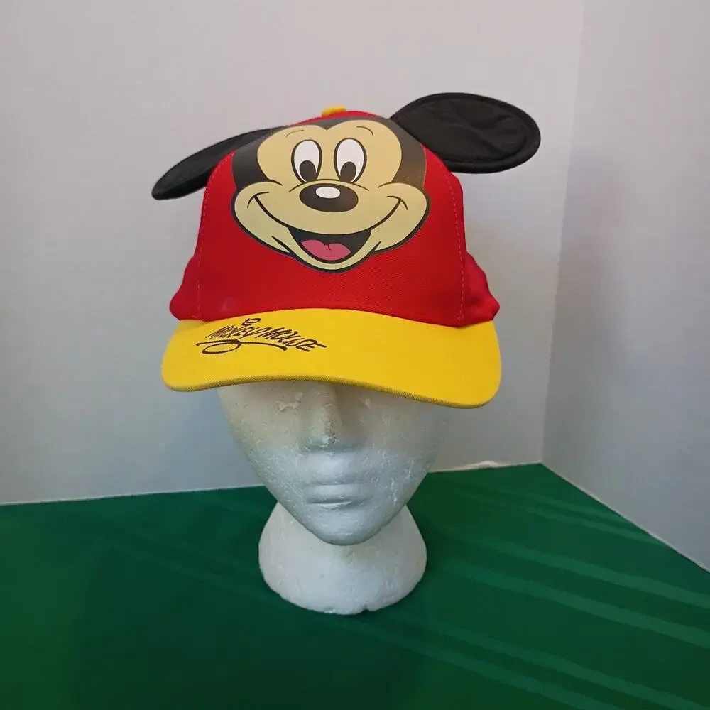 DISNEY PARKS AUTHENTIC MICKEY MOUSE EARS YOUTH SIZE Stretch HAT CAP